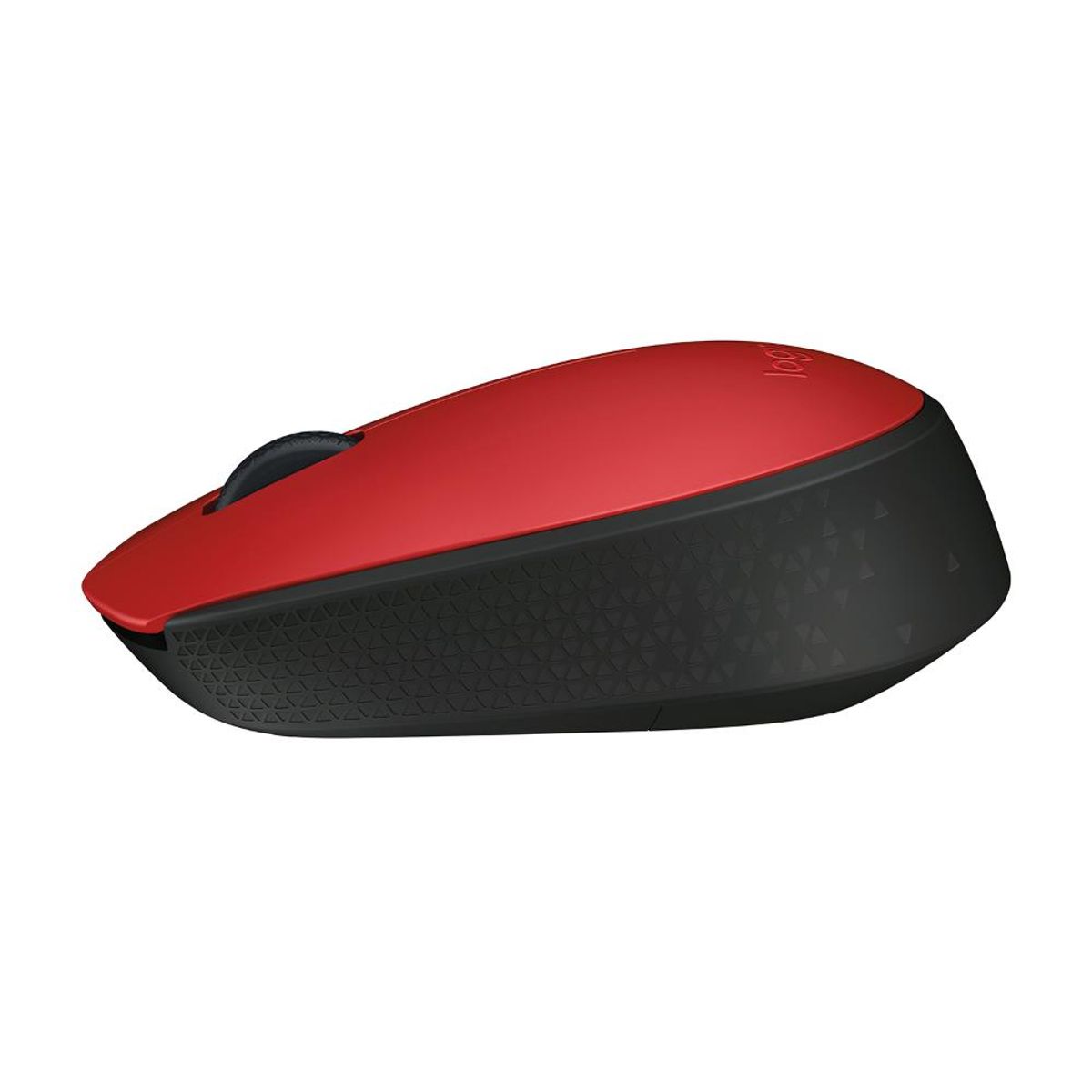 LOGITECH - Mouse Inalámbrico Logitech M170 Rojo Y Negro