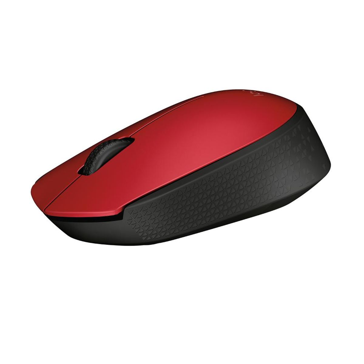 LOGITECH - Mouse Inalámbrico Logitech M170 Rojo Y Negro