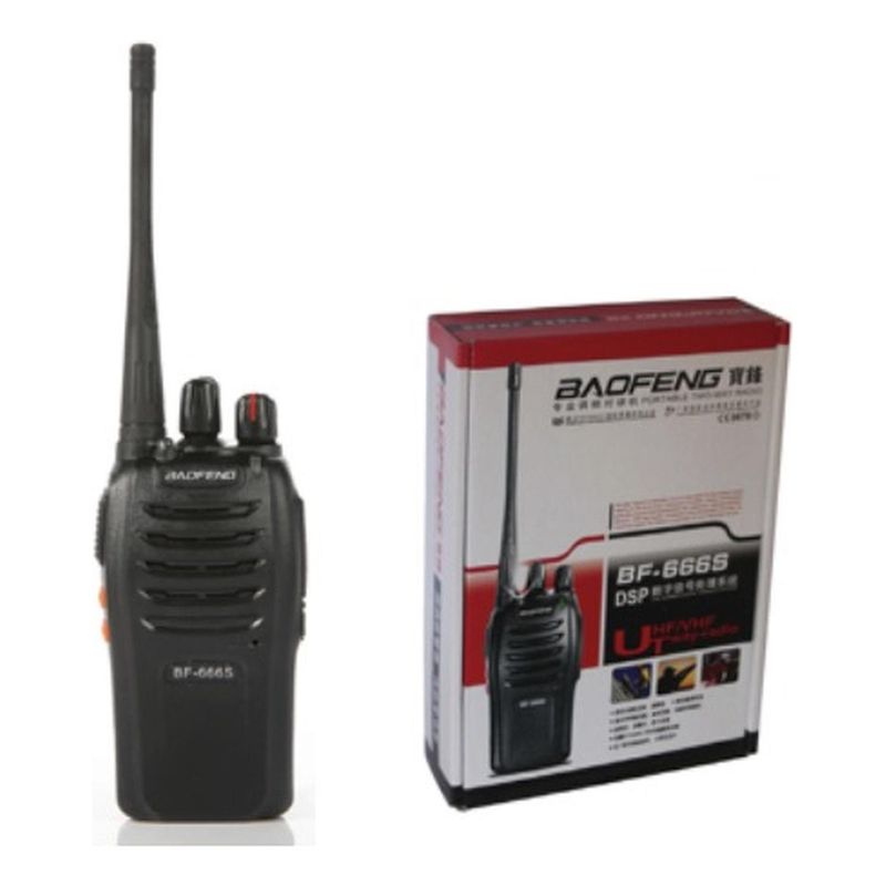 BAOFENG - RADIO TRANSMISOR 2 VÍAS BF-666S 400-470Mhz BAOFENG