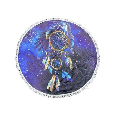 Imagen 2 del producto Toalla Manta redonda playera con diseño atrapa sueños