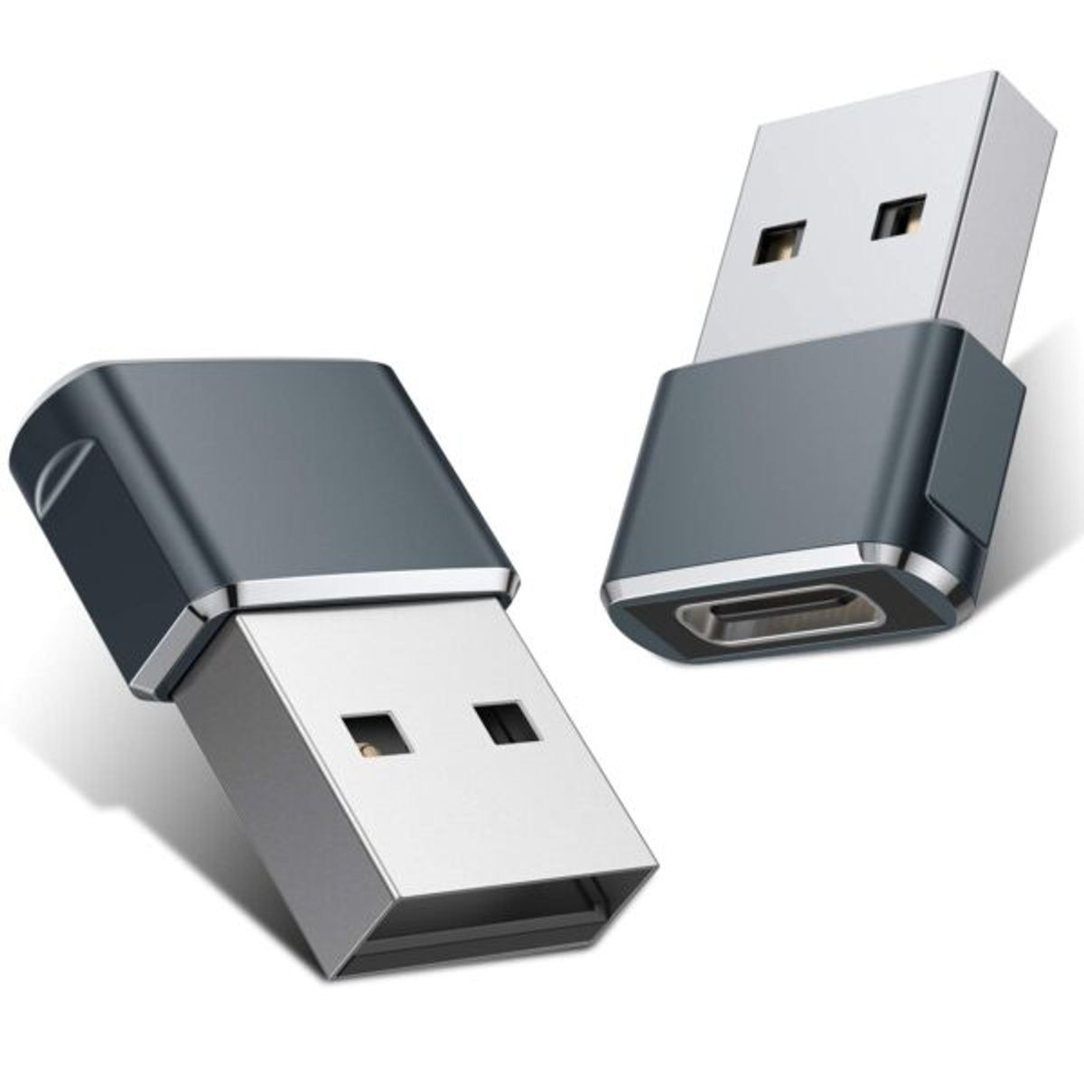 GENERICO - Adaptor OTG Convertidor de USB-A MACHO a USB-C HEMBRA