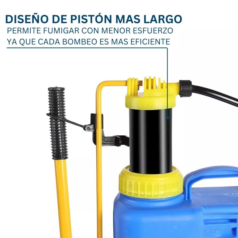 LIFU - Fumigador Pulverizador 16 Litros De Espalda Lifu