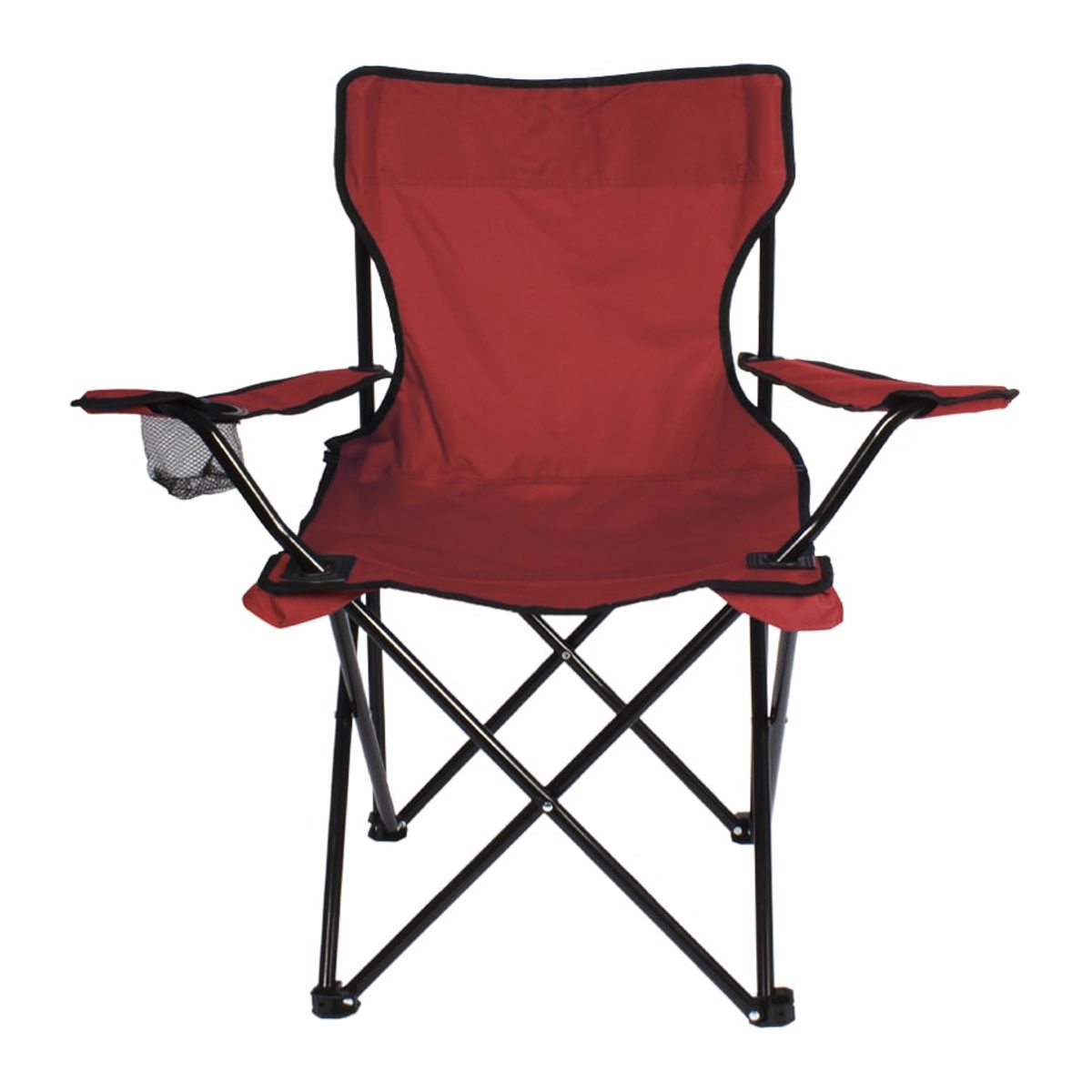 FOLD - Silla Plegable Playa Y Camping Con Bolso Y Apoya Brazo Color Rojo