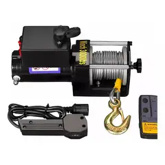 MUNDO MAGIA - Winche Eléctrico 3.000 Lbs 12v Control Remoto