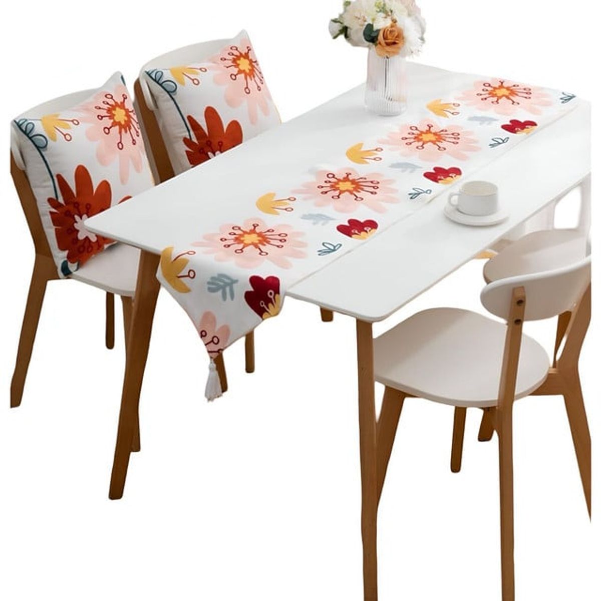 GENERICO - Camino de mesa bordado 33x180 cm