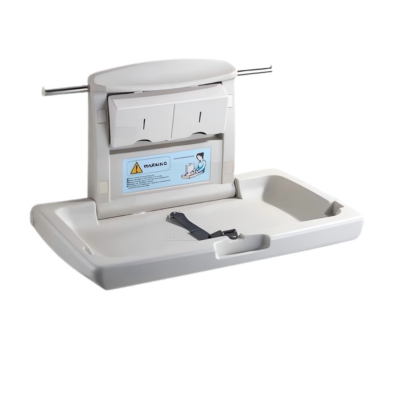 MUNDO MAGIA - Mudador Cambiador Plegable Para Bebe Horizontal Baño Público