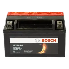 BOSCH - Batería de Moto Agm 6 Ah Positivo Izquierdo 100 CCA