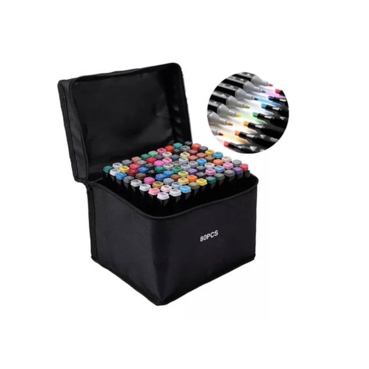 GENERICO - Set de 80 Marcadores de Dibujo