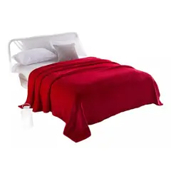 MUNDO MAGIA - Frazada Polar Plush 2 Plazas Térmica Con Chiporro Premium