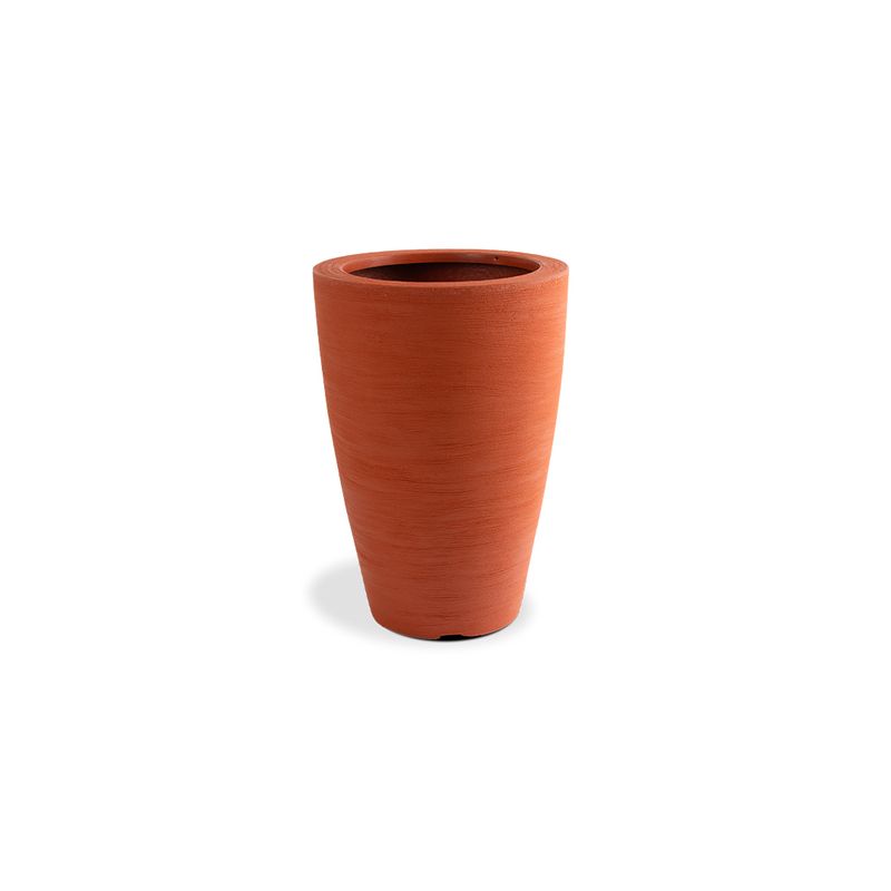 THE POPULAR DESIGN - MACETERO CONE GRAFIATO 55 TERRA CPLATO