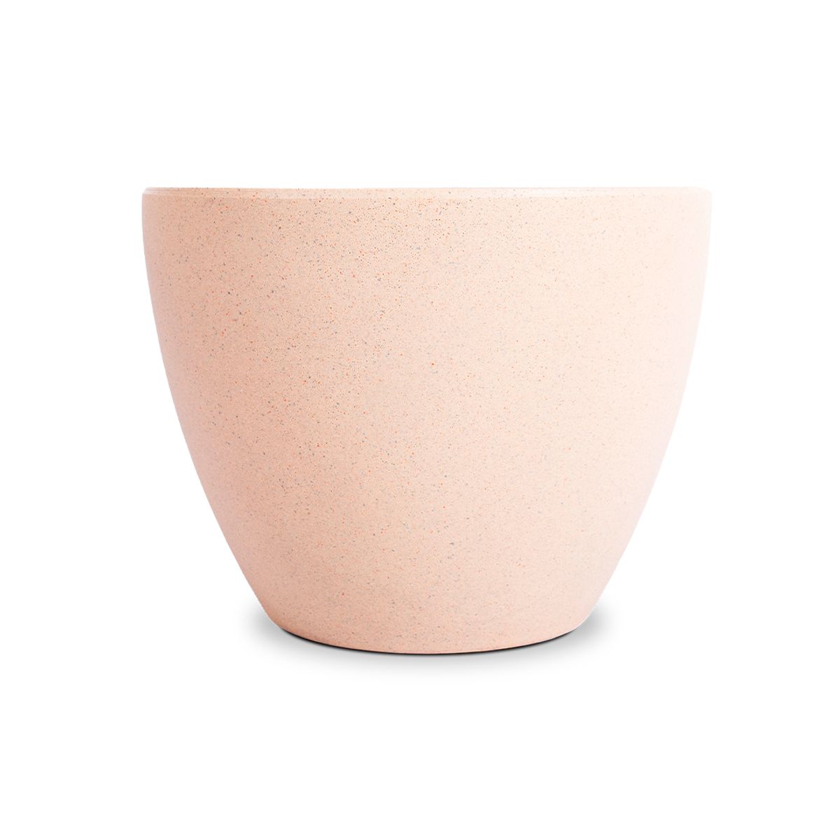 MILK - Macetero Cone Bajo 36 Arena Con Plato