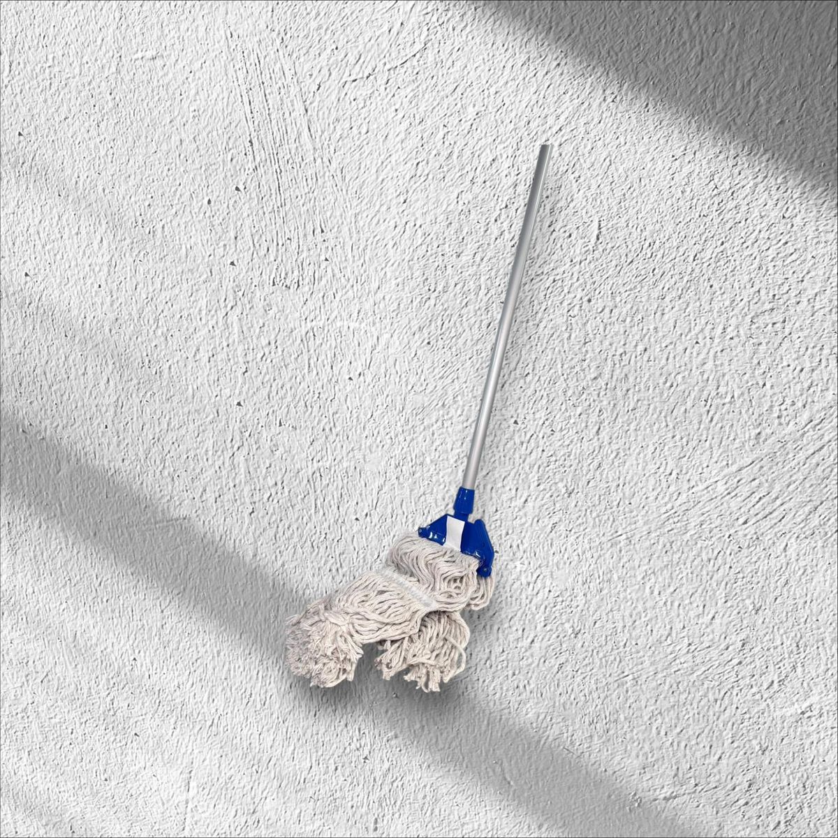 ALDAY - Trapeador Mopa de Flecos de Hilo en Color Gris Incluye Palo