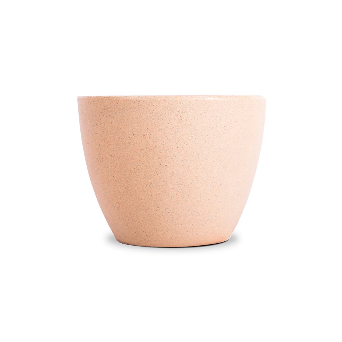 MILK - Macetero Cone Bajo 28 Arena Con Plato