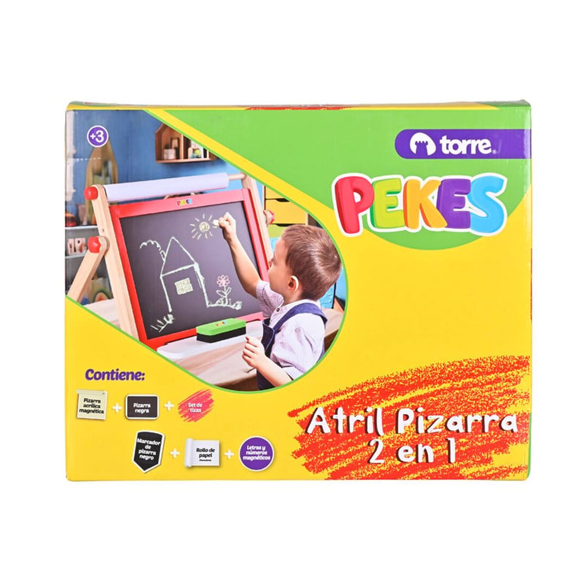 TORRE - ATRIL DE MESA PIZARRA DOBLE PEKES