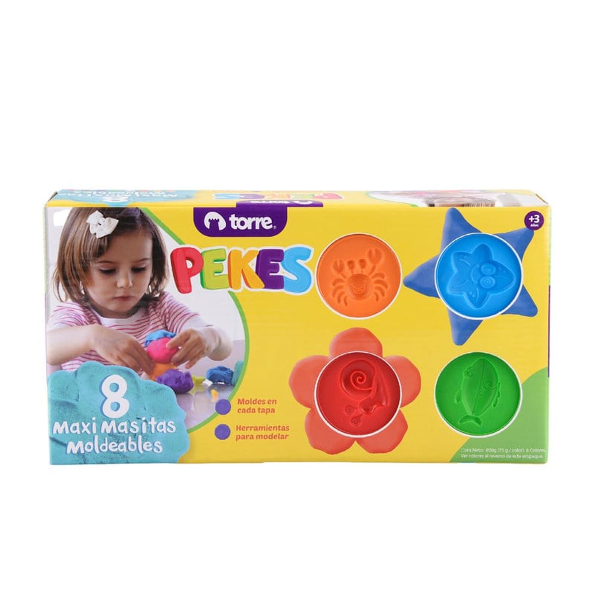 TORRE - MAXI-MASITAS PEKES 8 COLORES