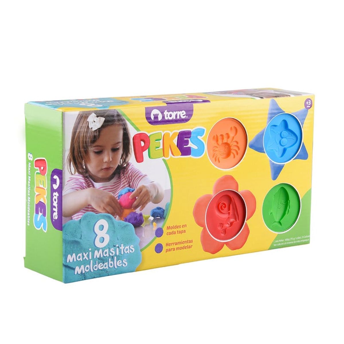 TORRE - MAXI-MASITAS PEKES 8 COLORES