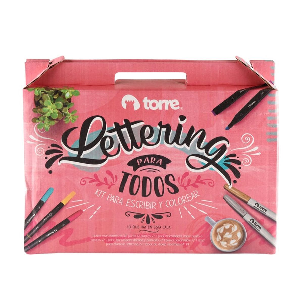 TORRE - CAJA BOX  LETTERING PARA TODOS