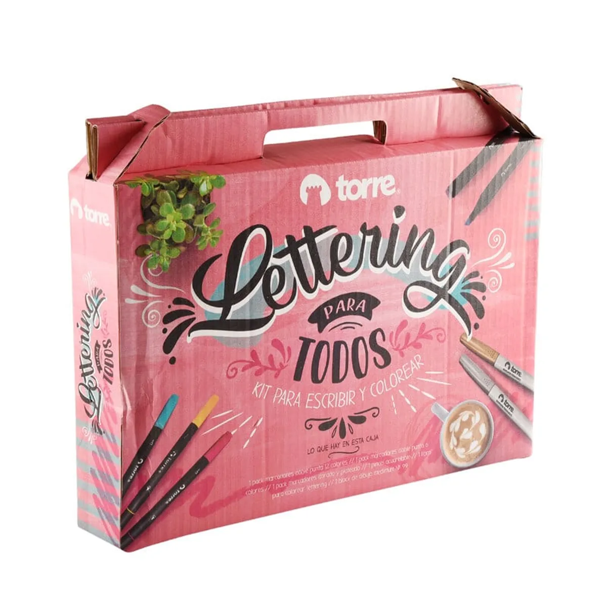 TORRE - CAJA BOX  LETTERING PARA TODOS