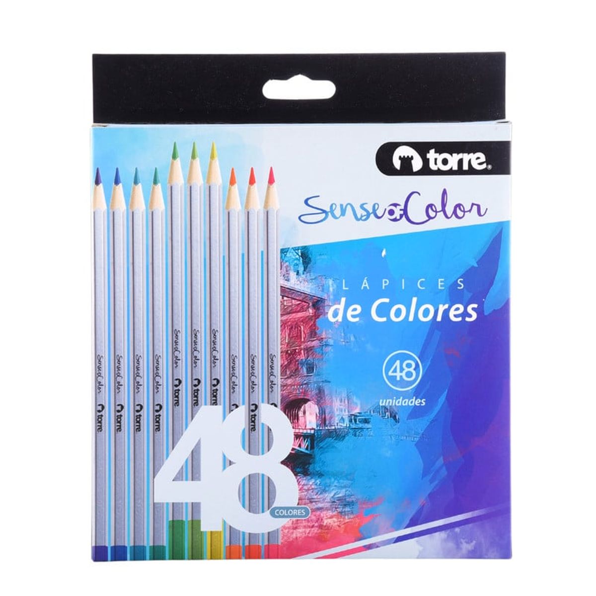 TORRE - SET LAPICES COLOR Sense of color 48 COL