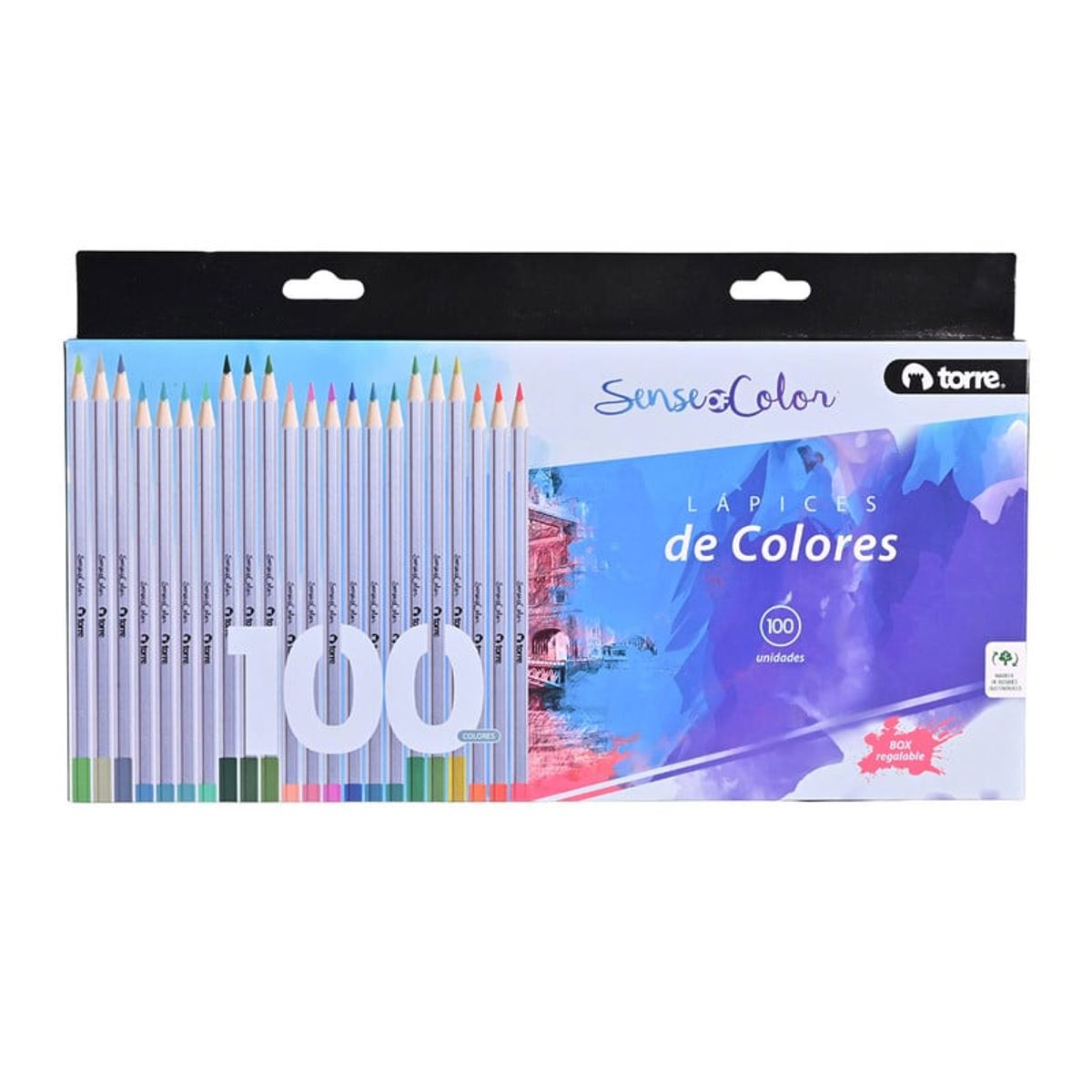 TORRE - SET LÁPICES COLOR Sense of color 100 COL
