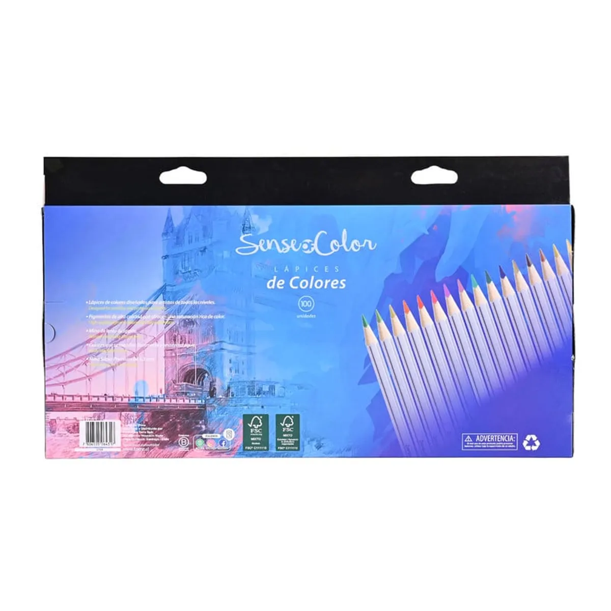 TORRE - SET LÁPICES COLOR Sense of color 100 COL
