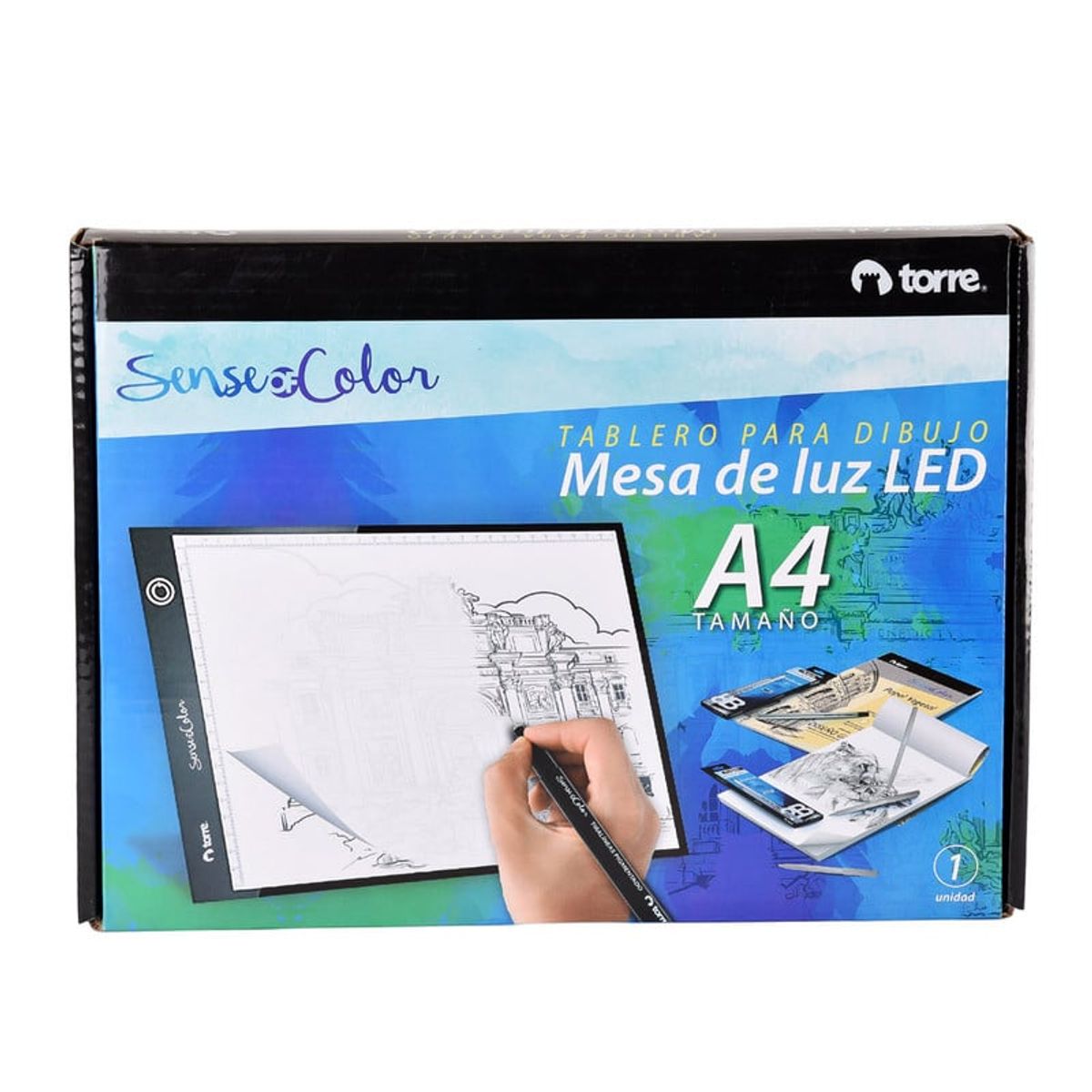 TORRE - TABLA LED PARA CALCAR A4 Sense of color