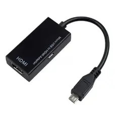 GENERICO - Cable Mhl Adaptador Micro Usb Hdmi A Hdtv 1080p Version 2.0