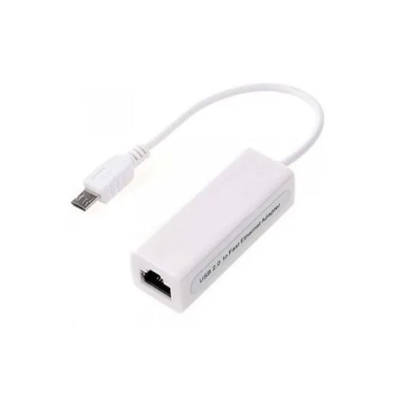GENERICO - Adaptador de Micro USB a Ethernet RJ45