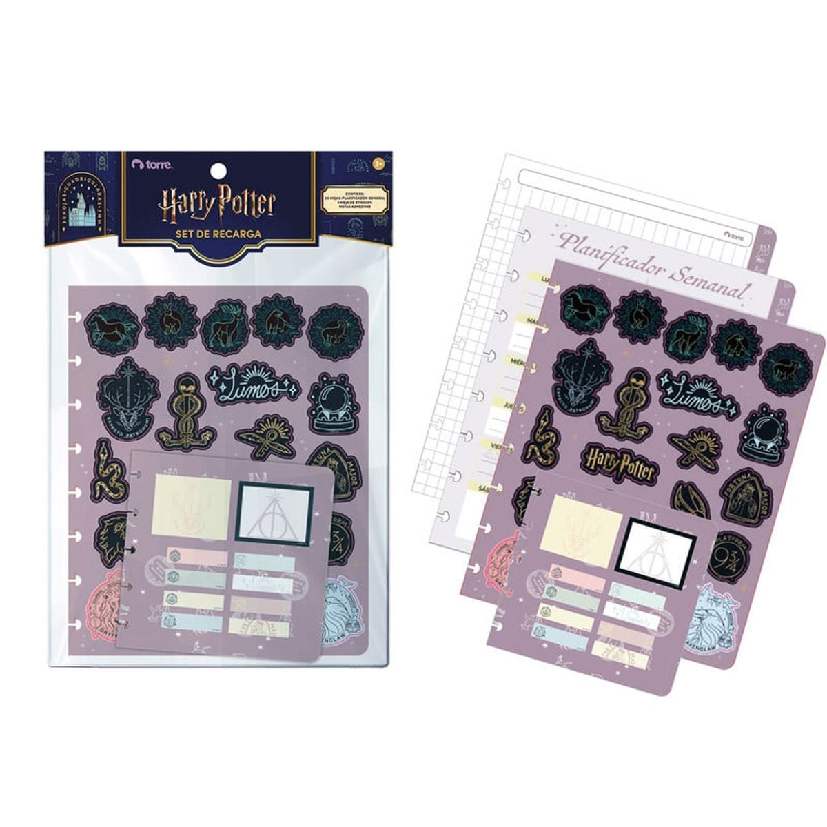 TORRE - SET RECARGA BOOK DISCOS HARRY POTTER