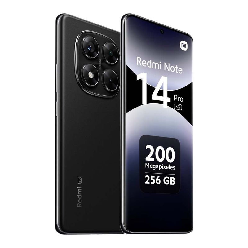 XIAOMI - Xiaomi Redmi Note 14 Pro 256gb 8gb Ram 5G - Negro