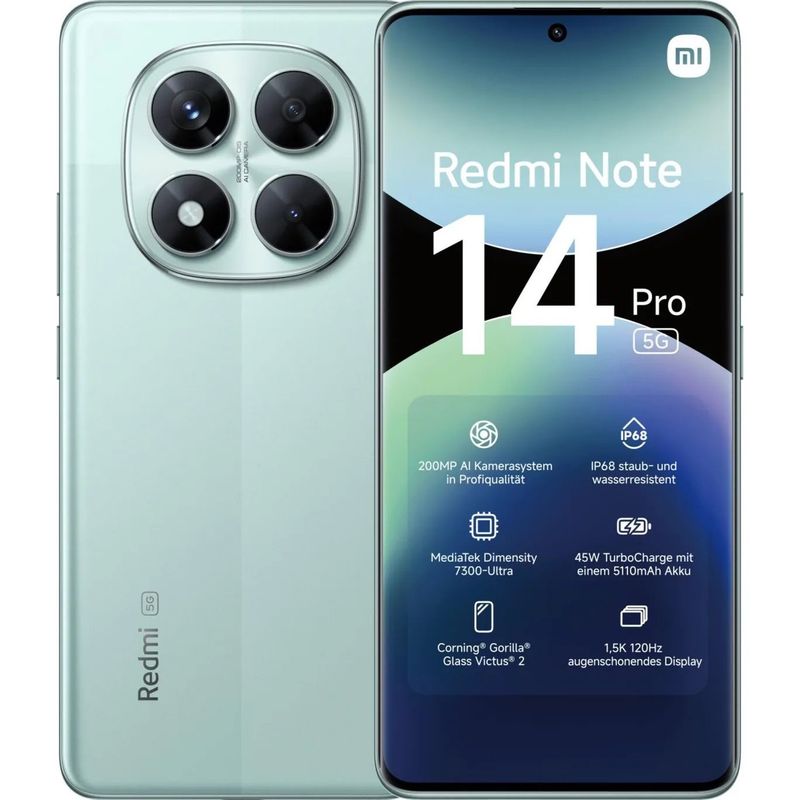 XIAOMI - Xiaomi Redmi Note 14 Pro 256gb 8gb Ram 5G - Verde