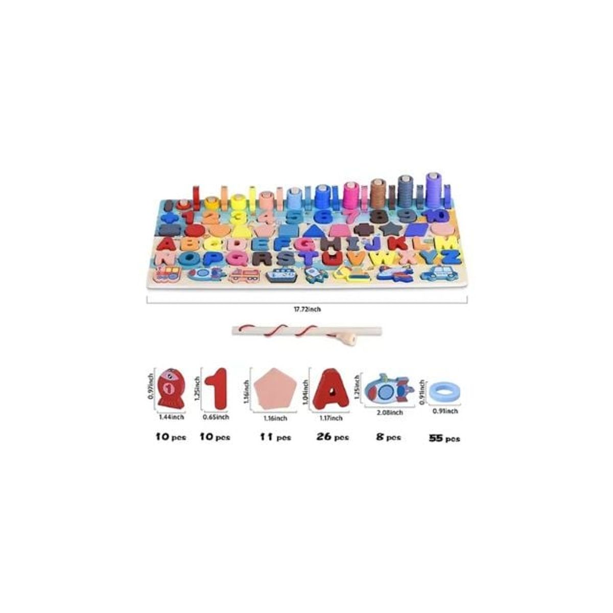 GENERICO - Tabla Montessori Juguete Educativo De Madera