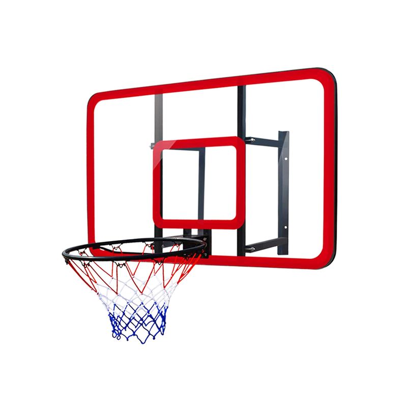 GENERICO - Tablero de Basketball 120 x 80 cm con red y aro 16 mm - S008