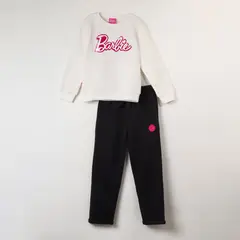 BARBIE - Buzo Niña Big Logo Blanco