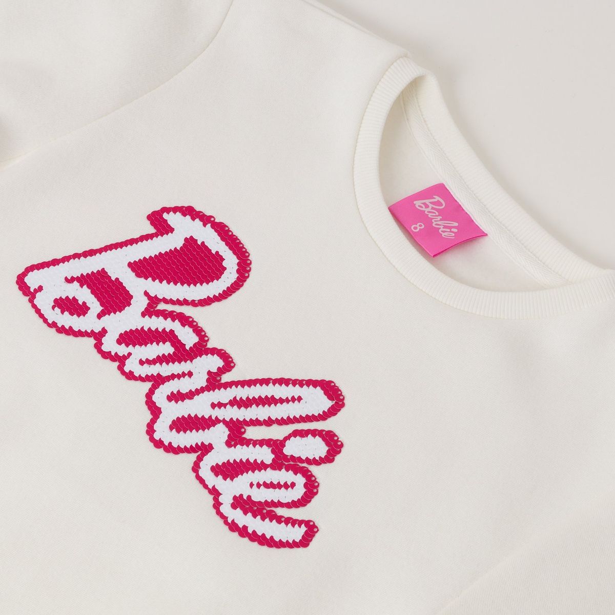 BARBIE - Buzo Niña Big Logo Blanco Barbie