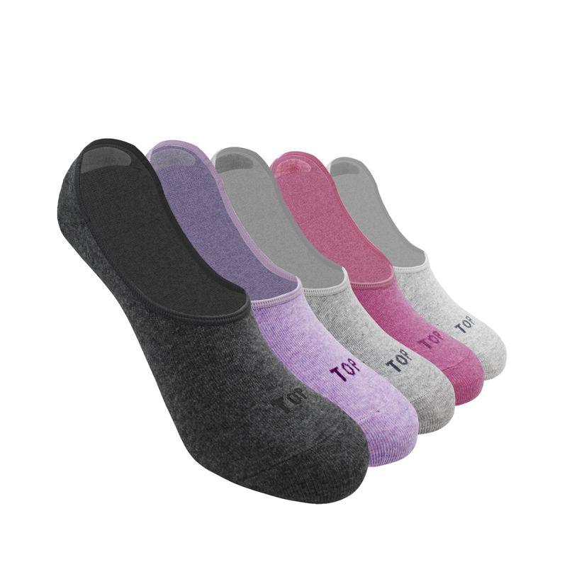 TOP - Calcetines Deportivos Invisibles Mujer Pack 5 C12 Top