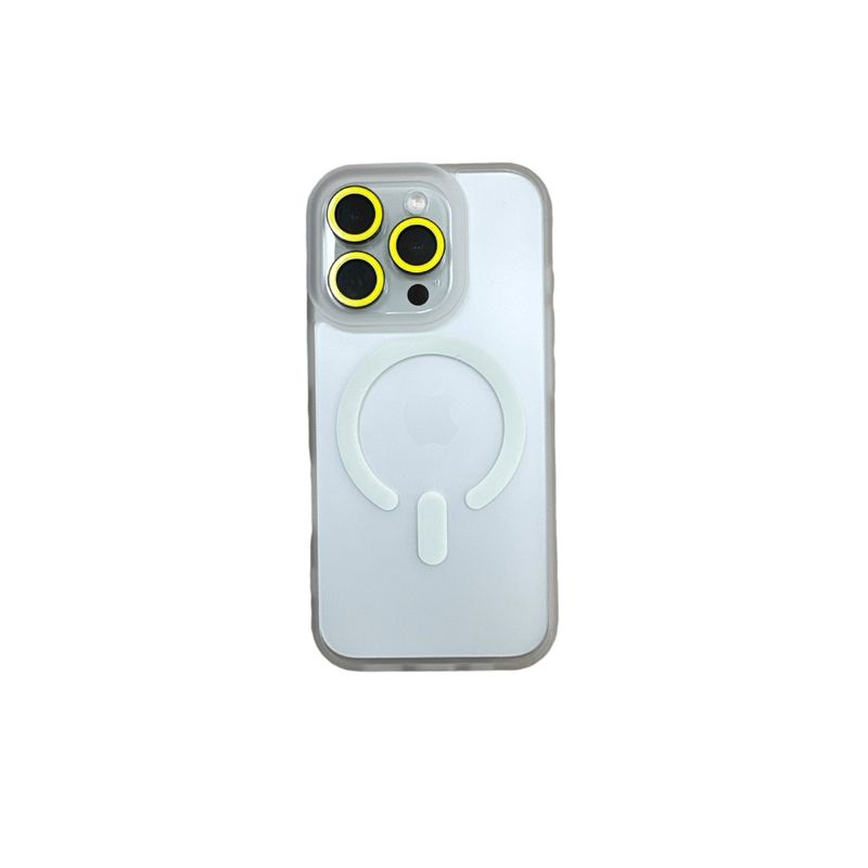 JOIGO - Carcasa Para iPhone 16 Pro Max Matte Magsafe Transparente.