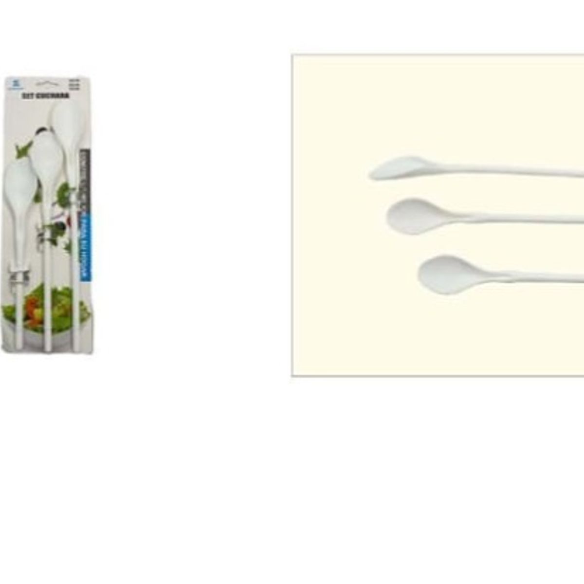 GENERICO - Set 3 Cucharas De Helado Ceramica