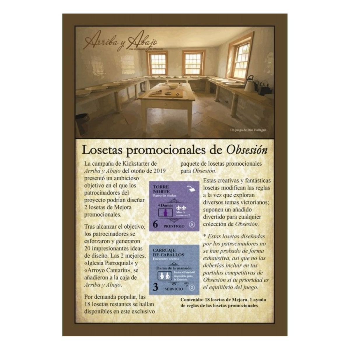 MALDITO GAMES - Losetas Promocionales - Obsesión