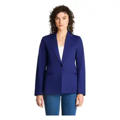 LORENZO DI PONTTI - Blazer Manga Larga Punto Roma Azul