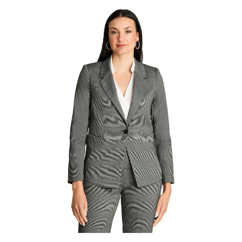 LORENZO DI PONTTI - Blazer Manga Larga Con Un Botón Gris