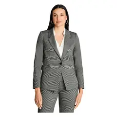 LORENZO DI PONTTI - Blazer Manga Larga Con Un Botón Gris