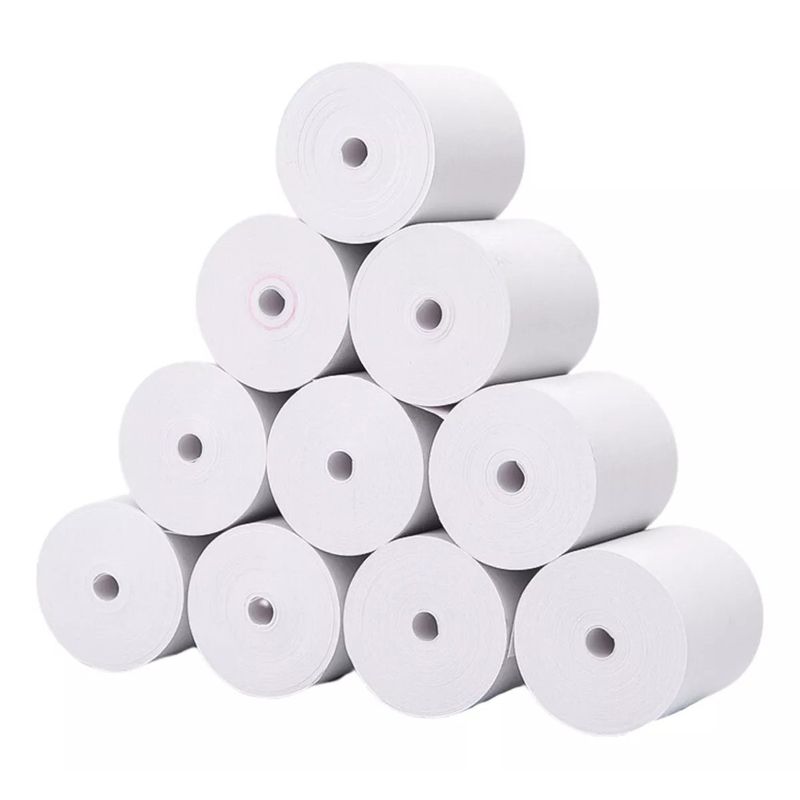 GENERICO - X10 Rollo Termico 80x80 Papel Termico Rollo Termico 80x80mm
