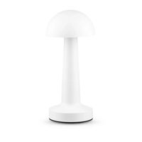 Lámpara de Mesa LED Recargable Mushroom LED Dimeable Blanco