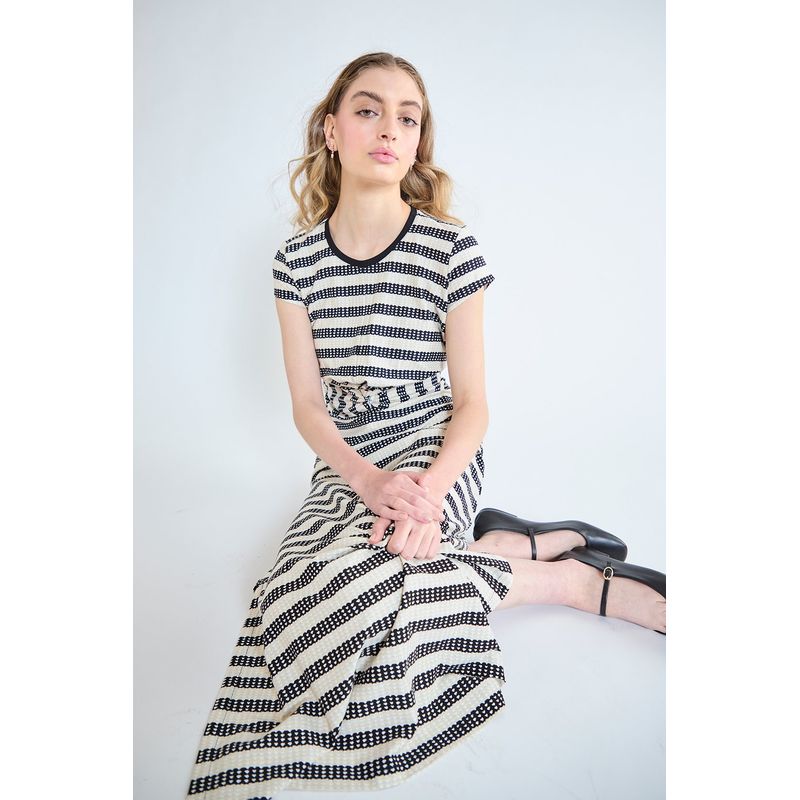 IO - Vestido Largo Beige Mujer Io