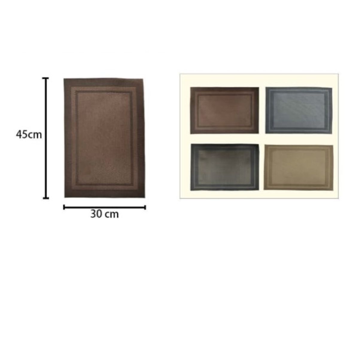 GENERICO - Individual De Mesa 29Cm X 45Cm Tela