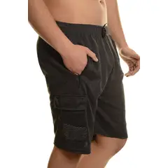 MPROPIA - Short Deportivo Cargo Hombre Bolsillos Cierre 7006