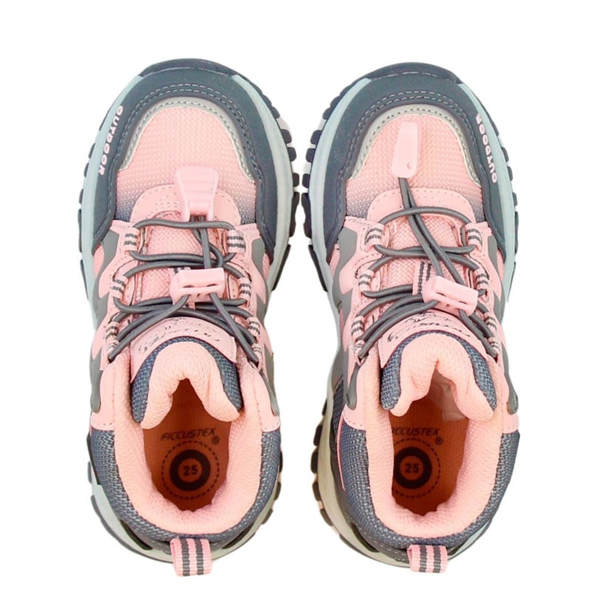 FICCUS - Zapatilla Outdoor Kids Niña Ficcustex Gris