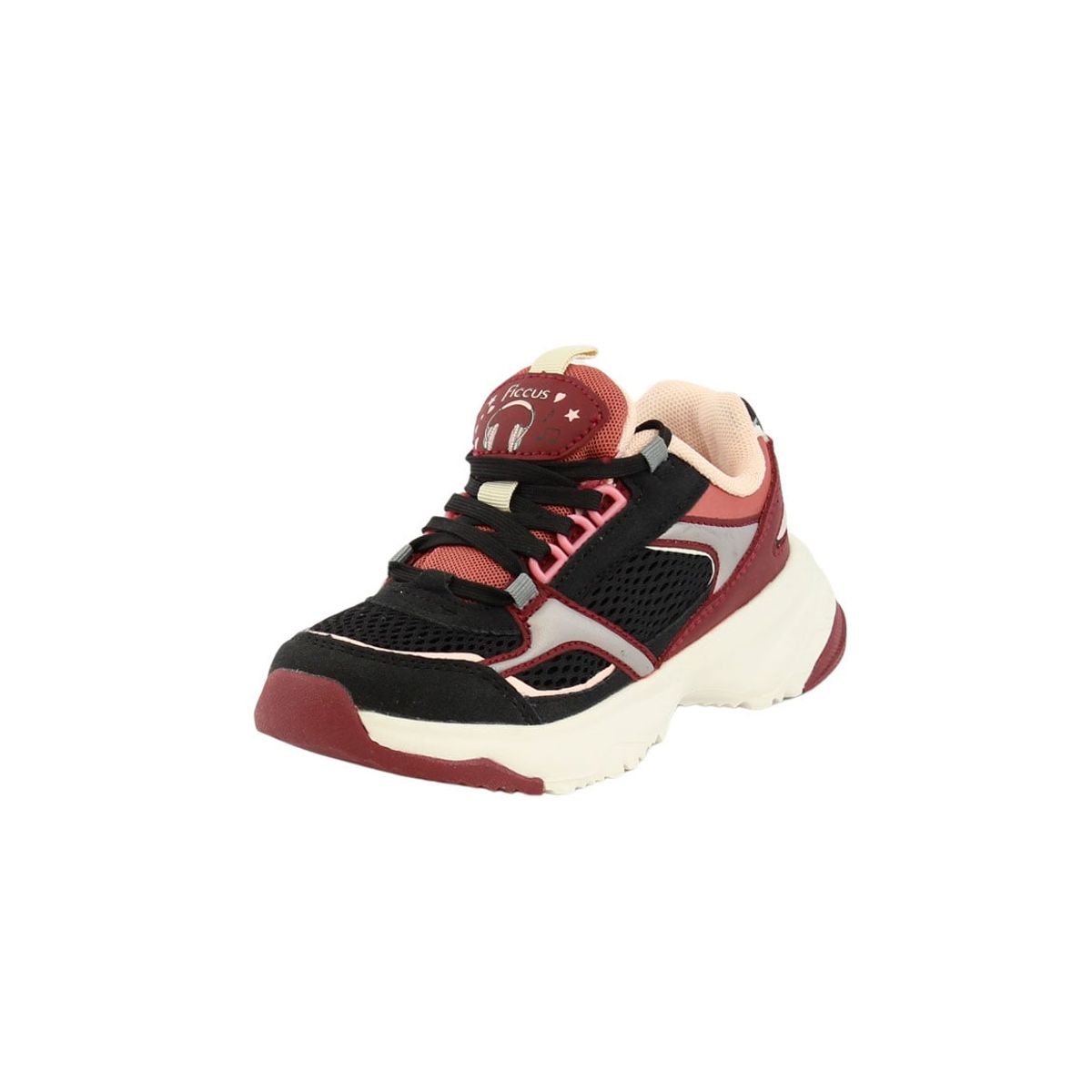 FICCUS - Zapatilla Sport Junior Niña Sport Negro