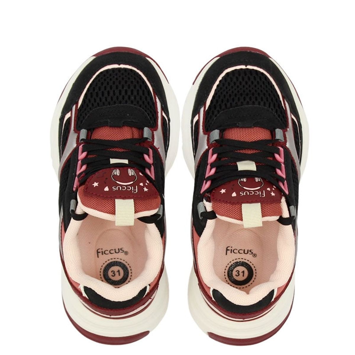 FICCUS - Zapatilla Sport Junior Niña Sport Negro